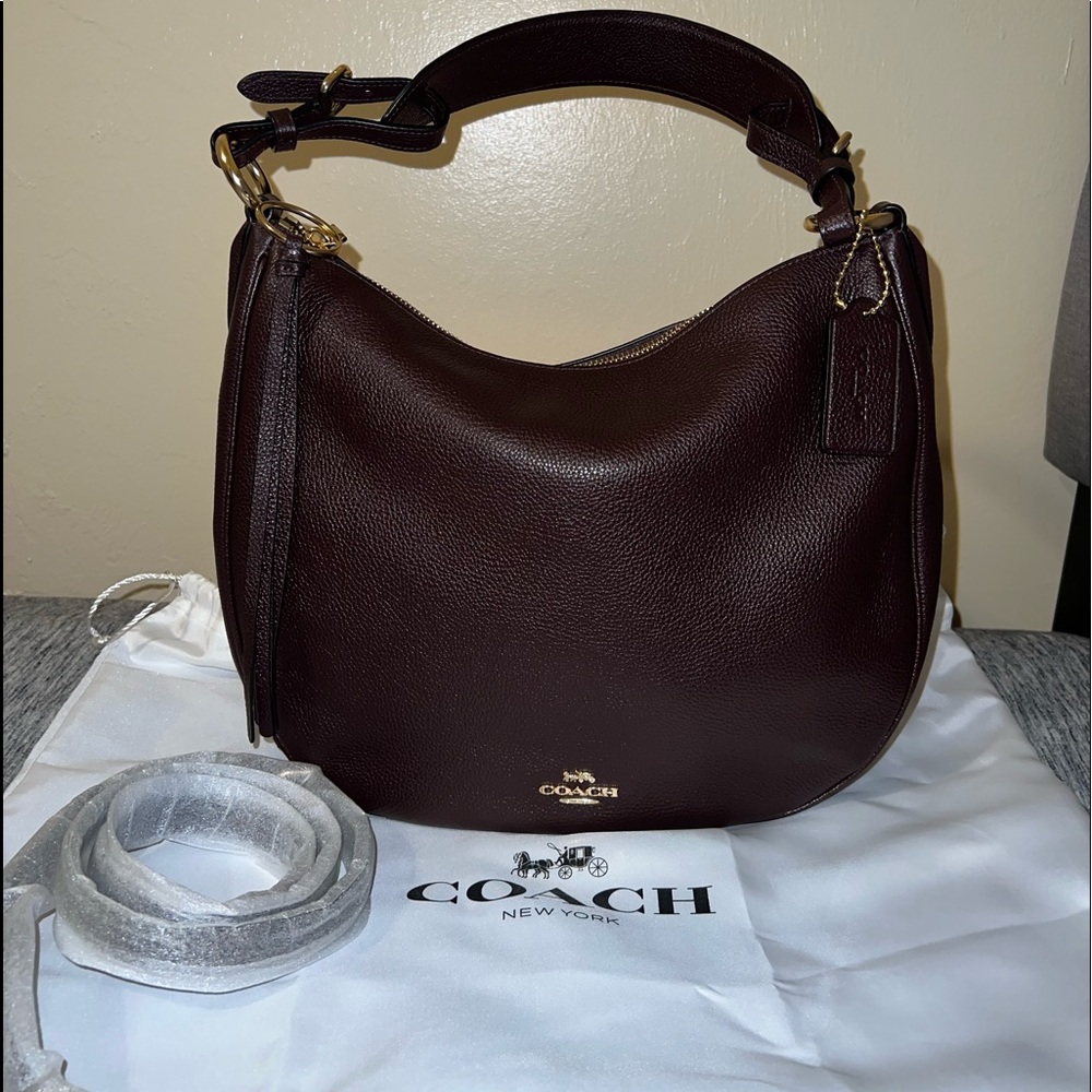 Coach Bags | Sutton Leather Hobo Crossbody. NEW